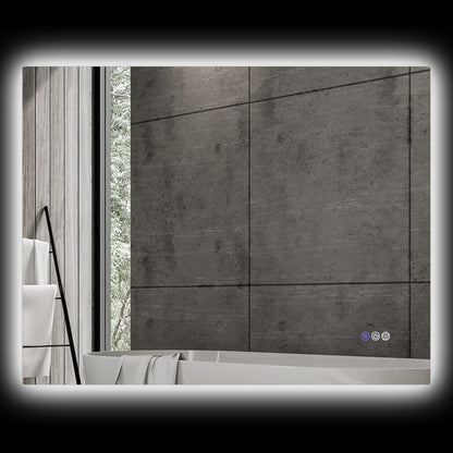32" x 24" Dimmable LED Bathroom Mirror w/ Infinite Color Temp