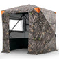 Portable Hunting Blind See Through Ground Deer Blinds 4-5 Person Carrying Bag