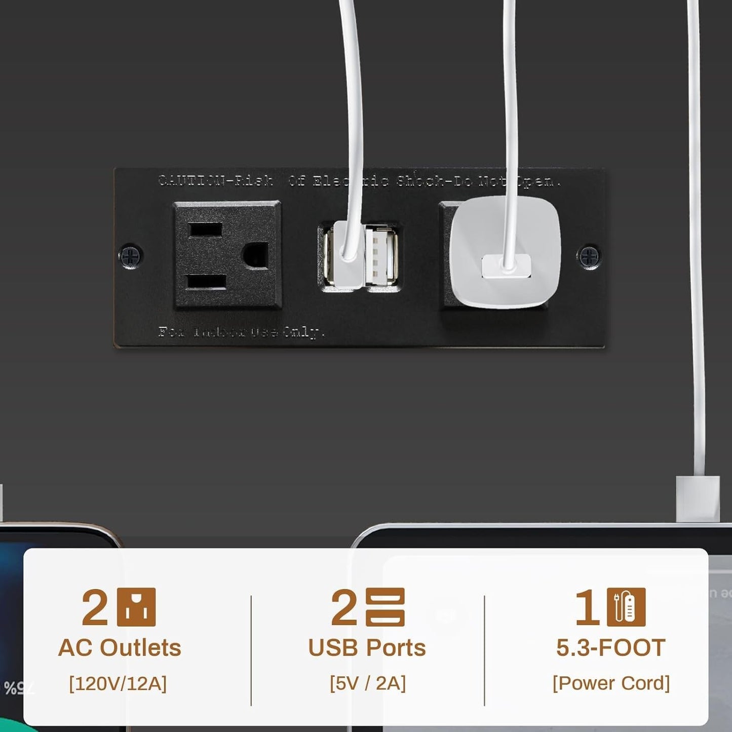 L Shaped Computer Desk, 63" Reversible Office Desk w/Storage Shelves &LED Lights