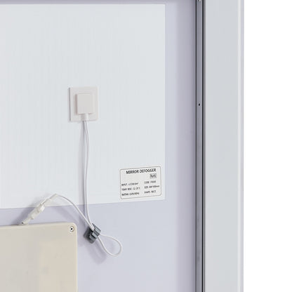 24x32'' LED Bathroom Mirror Wall Vanity Mirror Dimmable Anti-fog Front Backlit