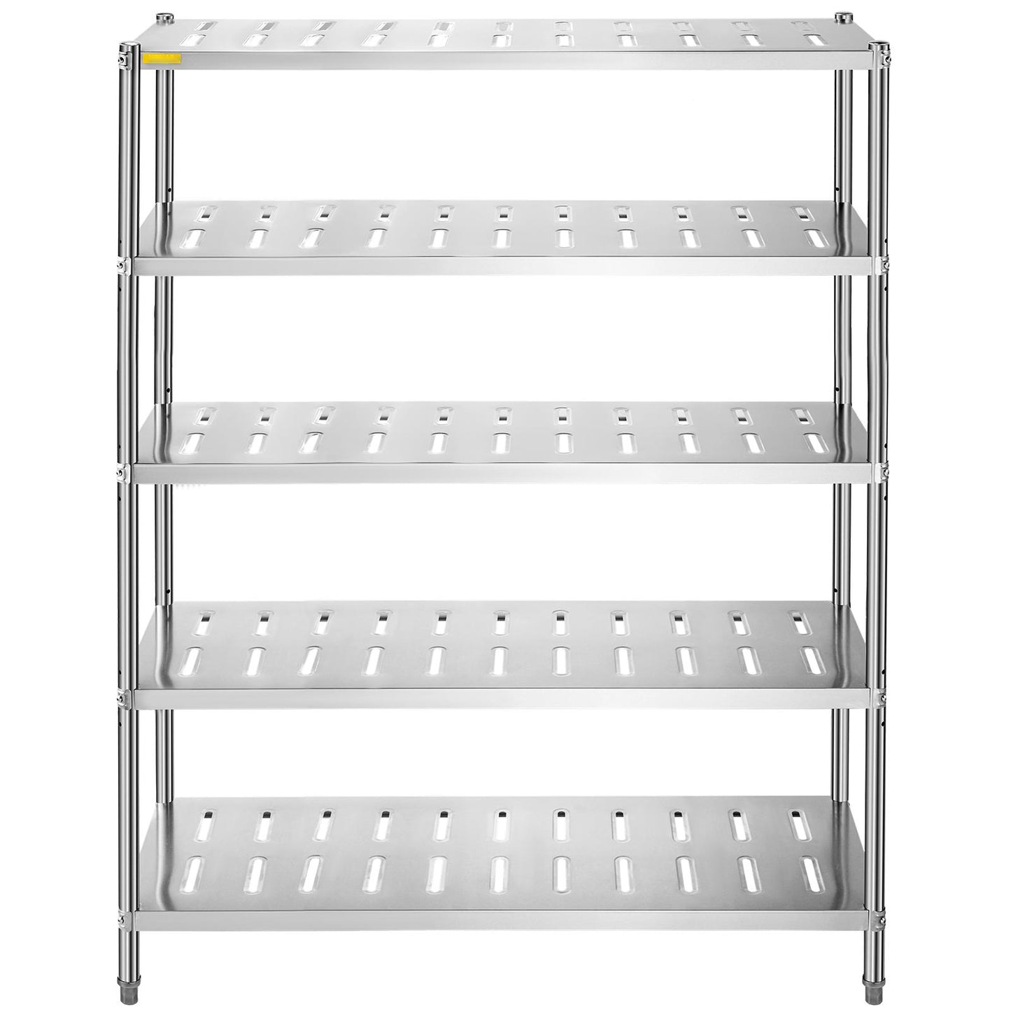 VEVOR Stainless Steel Shelving Heavy Duty Kitchen Shelf 4/5Tier Solid/Perforated